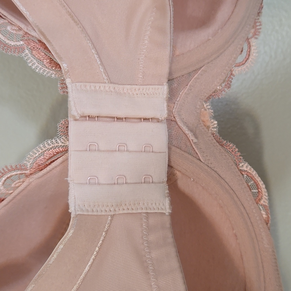Soma Sensuous Sides Full Coverage Lace Peach Bra Size 40DD NWT - Picture 6 of 8